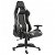 Cadeira de escritório reclinável de couro sintético preto e branco Vida XL