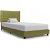 Estructura de cama de tela color verde 90x200 cm VidaXL
