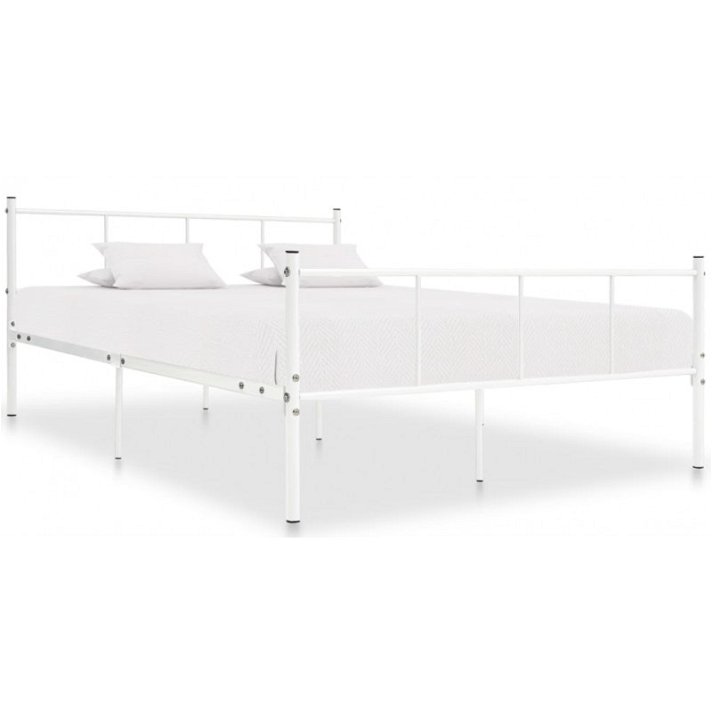 Estructura cama metal blanco 120x200 cm VidaXL