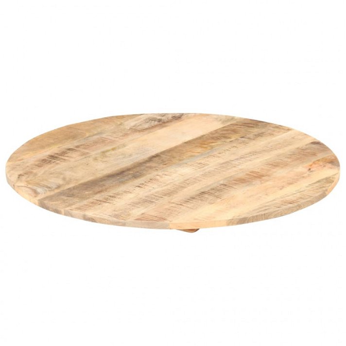 Superficie de mesa redonda madera maciza de mango VidaXL