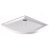 Plato angular para ducha de 80 cm de acrílico con acabado en color blanco Vita Gala