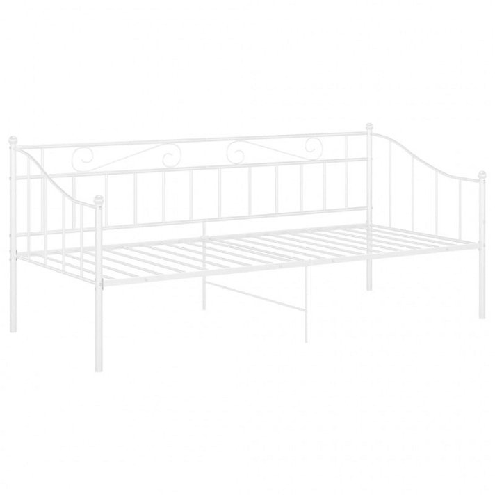 Estructura sofá cama de metal 90 cm blanco Vida XL