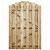 Puerta para jardín fabricada en madera de pino verde impregnada de 100x150 cm Vida XL