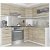 Tarraco Lydia Sonoma oak kitchen cabinet set 360cm