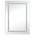 Armario de baño con espejo y luz led 50x70 cm gris Vida XL