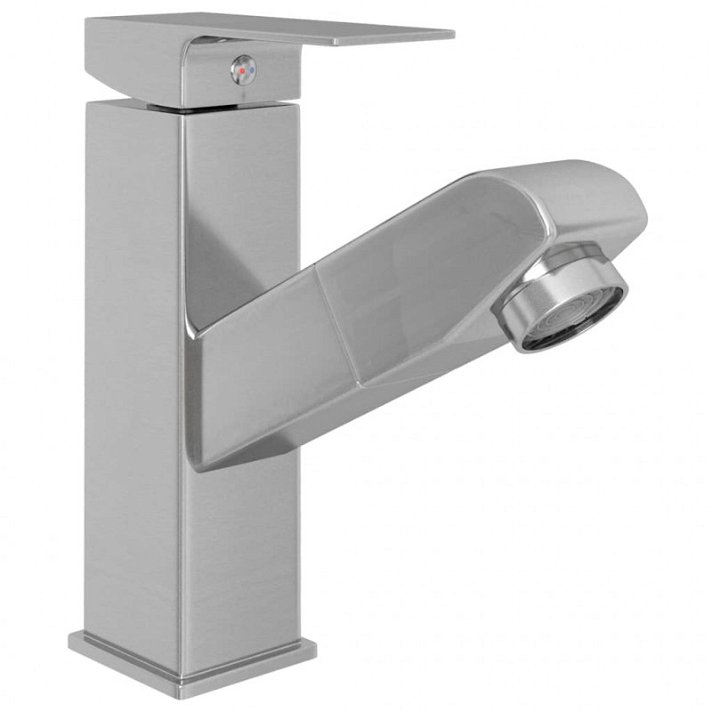 Grifo para lavabo de baño con función extraíble 157x172 mm VidaXL
