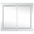 Armadietto da bagno con specchio e luce led 80x68 cm grigio Vida XL