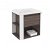 Mueble con lavabo resina 60cm Fresno/Blanco B-Smart Cosmic