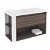 Mueble con lavabo resina 100cm Fresno/Blanco B-Smart Cosmic