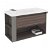 Mueble con lavabo resina 100cm Fresno/Gris B-Smart Cosmic