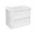 Mueble con lavabo resina 80cm Blanco/Blanco 2 cajones B-Smart Cosmic