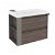 Mueble con lavabo resina 80cm Fresno/Gris 2 cajones B-Smart Cosmic
