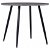Tavolo rotondo grigio cemento e nero di 90x73,5 cm Vida XL