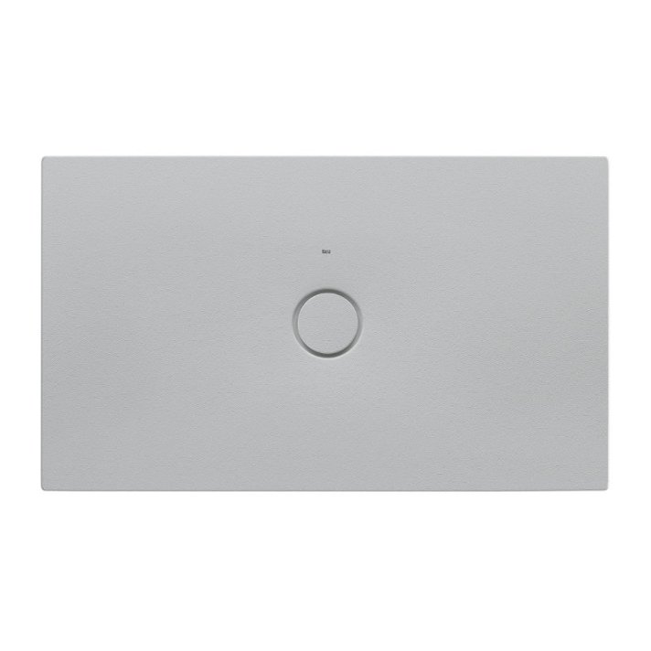 Plato de ducha rectangular de Senceramic con un acabado en color perla Cratos ROCA