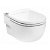 WC avec support en L de 40 cm en porcelaine de couleur blanche Meridian In-tank Roca