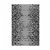 Alfombra de poliamida de 200x80 cm con patrón en acabado color gris y negro Forme