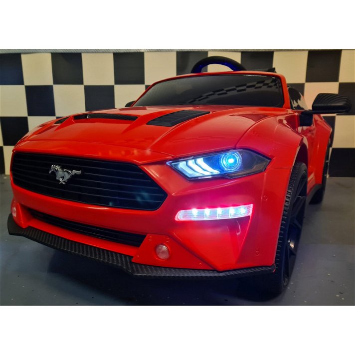 Carro elétrico vermelho Ford Mustang 24V Cars4Kids