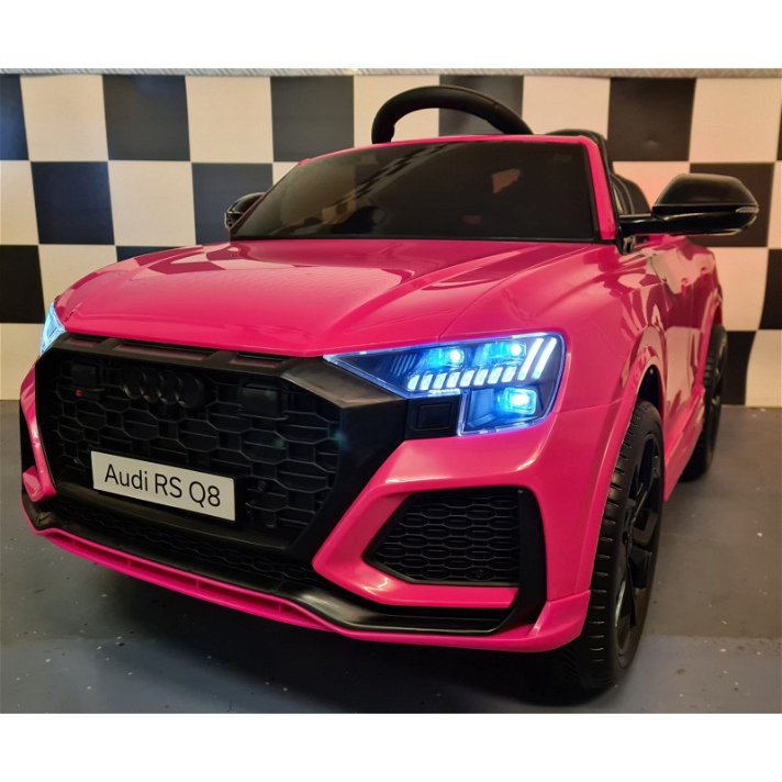 Coche eléctrico rosa Audi Q8 12V Cars4Kids
