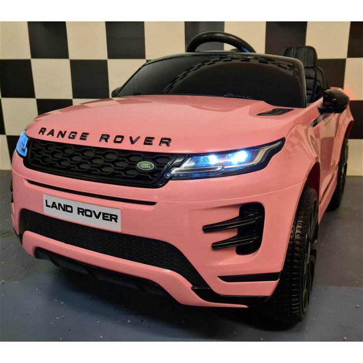 Auto elettrica rosa Range Rover Evoque 12V Cars4Kids