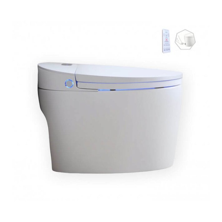 Smart Toilette mit horizontalem Abgang Nerrisa von Kleenmac