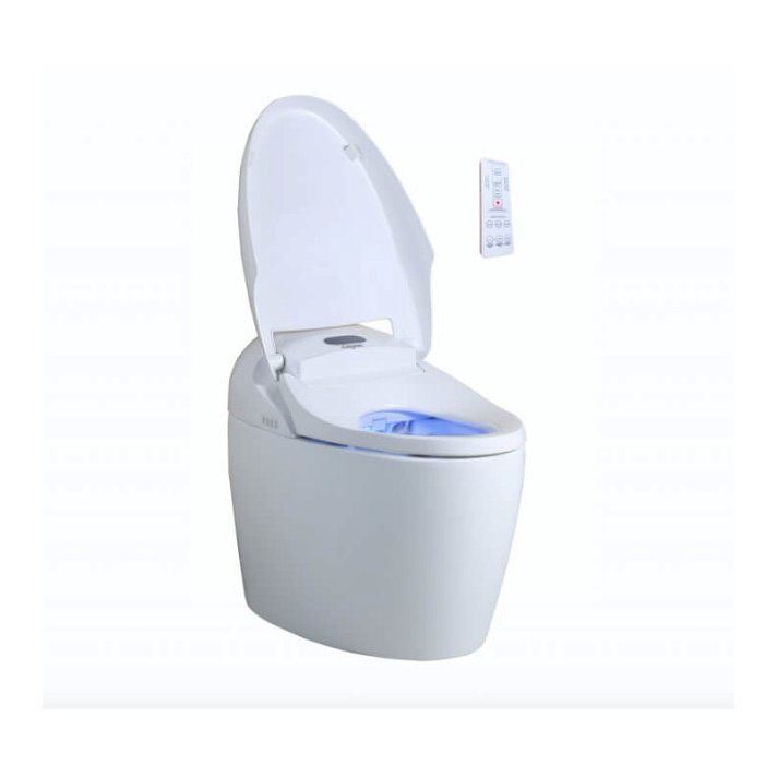 Smart Toilette mit horizontalem Abgang Portia von Kleenmac