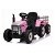 Tractor rosa con remolque 12 V Cars4Kids