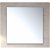 Espejo de pared de cristal sin trasera medida a elección con acabado de color plateado BañoStar