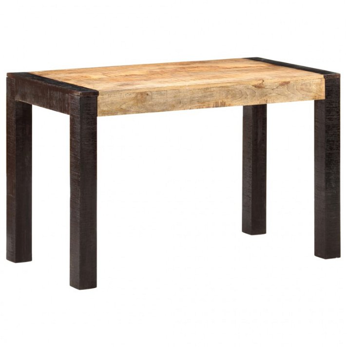 Mesa de madeira de mangueira clara Vida XL
