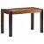 Table en bois de manguier foncé Vida XL