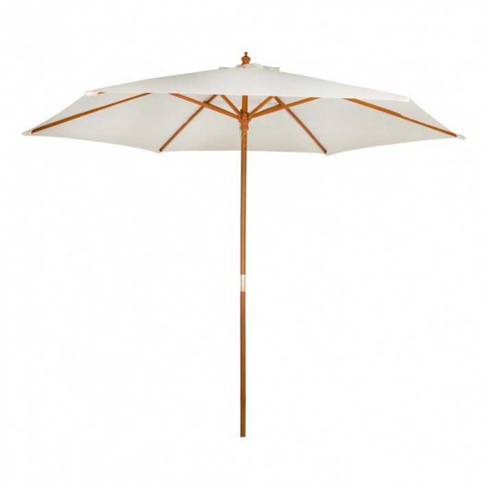 Albero per ombrellone in legno AKTIVE crema