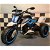 Moto triciclo eléctrico para niños de color azul a batería de 12 V Cars4Kids
