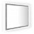Espejo de baño con LED rectangular 60x37 cm gris hormigón VidaXL