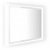 Espejo de baño con LED rectangular 60x37 cm blanco brillante VidaXL
