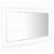 Espejo de baño con LED rectangular 90x37 cm blanco brillante VidaXL