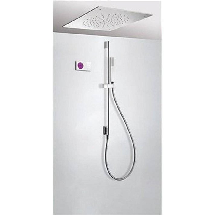 Kit de ducha termostático electrónico 50x50 cm TRES RT