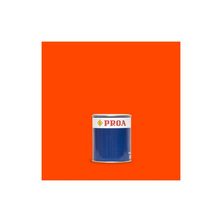 Smalto sintetico industriale lucido 4L arancio puro RAL 2004 Proa