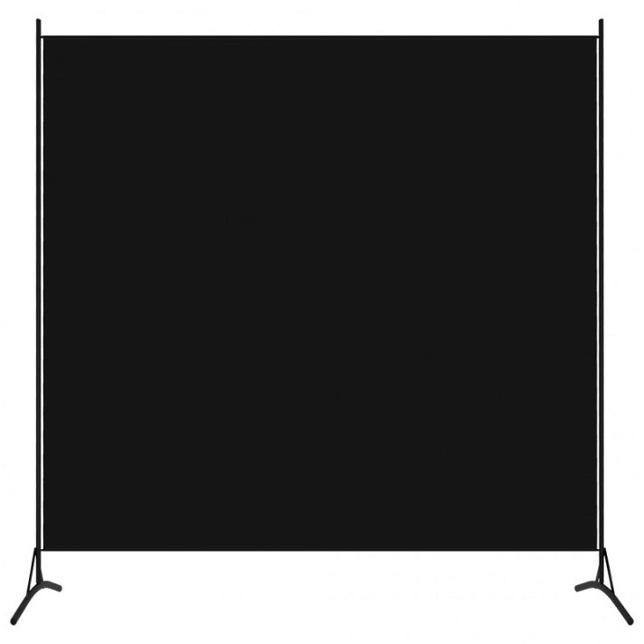 Biombo de 1 pantalla negro Vida XL