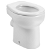 Vaso WC per bambini con scarico orizzontale di 29,5 cm in porcellana con finitura bianca Baby Roca