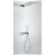 Kit de duche termostático 2 vias Branco SLIM TRES