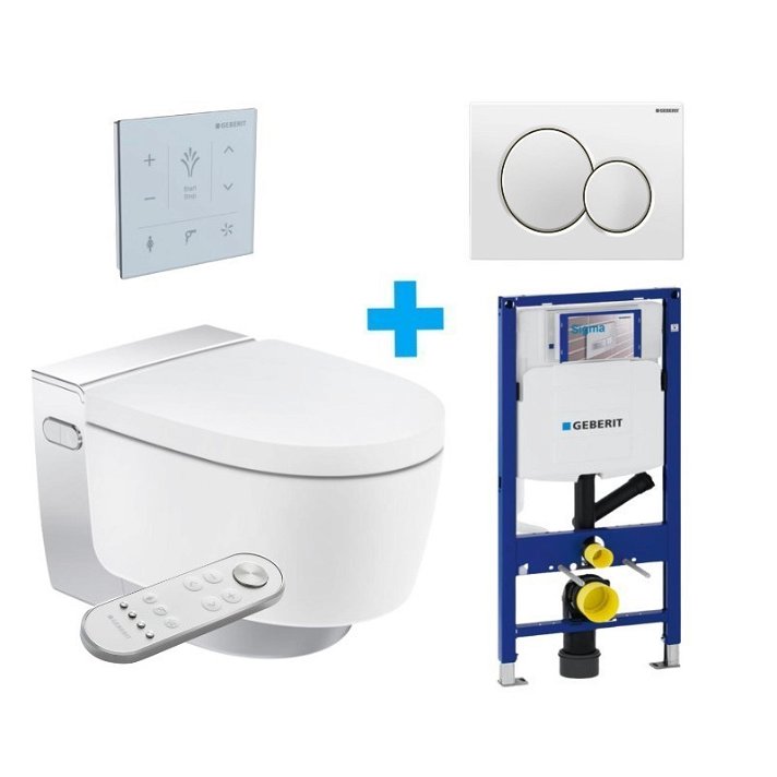 Conjunto de sanita com duche e acessórios AquaClean Mera Comfort