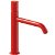 Grifo monomando para lavabo con caño de 18 cm fabricado de latón con acabado en color rojo M Tub Study TRES