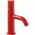Grifo monomando para lavabo con caño de 11 cm fabricado de latón con acabado en color rojo S Tub Study TRES