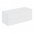 Mueble con lavabo a la izquierda de 140,5 cm fabricado en PVC y resina sintética Mod Cosmic