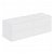 Meuble avec plan vasque double de 160,5 cm blanc mat fabriqué en PVC et en résine synthétique Mod Cosmic