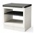 Kitaway black and white concrete and cement barbecue bench unit Movelar