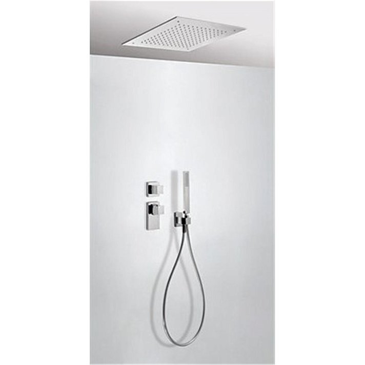 Kit de ducha termostático 2 vías Techo CUADRO-TRES