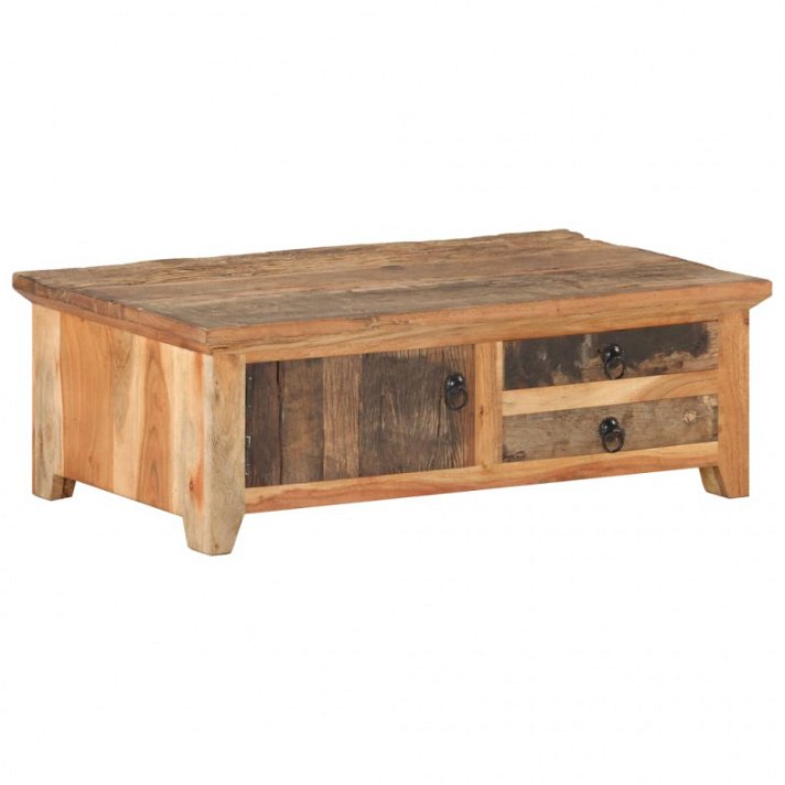 Mesa de centro diseño vintage en madera reciclada Vida XL