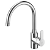 Roca L20 deck-mounted single-handle kitchen mixer tap with swivel spout and a chrome finish