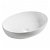 Lavabo de forme ovale de 51,5x13,5x39,5 cm fabriqué en céramique de couleur blanche Desna Laveo