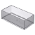 Caja organizadora rectangular Stratum-N Roca